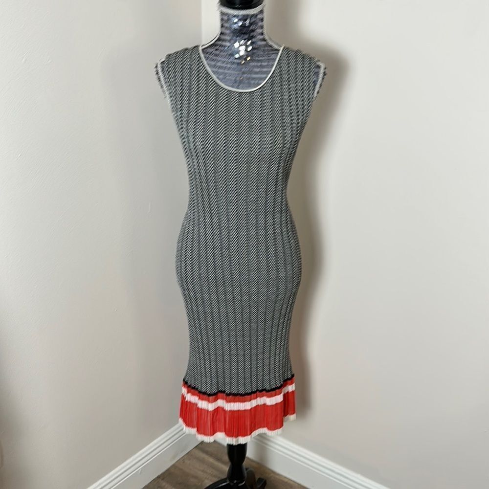 GREY by Jason Wu Chevron Knit Dress size L - Picture 4 of 14